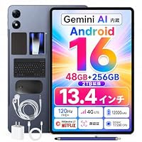 Amazon.co.jp: 【13インチ Android16 タブレット】P13PRO 13.4インチ
